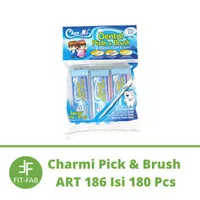 Charmi Dental Picks & Brush ART 186 180pcs