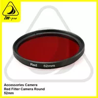 Accessories Camera Aksesoris Kamera Red Filter Camera Round 52mm