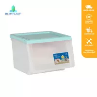 Olymplast Storage Solution / Tempat Penyimpanan Transparan - OSS 1 Pcs - Pastel Grey