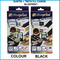 Tinta suntik Canon black, colour Blueprint