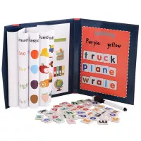 magnetic spelling game mainan edukasi belajar baca spell alphabet ABC