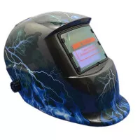 Topeng Helm Las Otomatis Auto Darkening Welding Helmet Motif Lightning