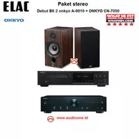 Paket stereo Onkyo A-9010 Onkyo cd CN-7050 ELAC debut B 6 2 speaker
