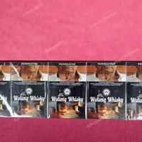 Rokok Wulung Whisky Kretek 20 Batang 1 Slof 10 Bungkus