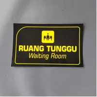 Stiker Ruang Tunggu, Waiting Room | Stiker Ruang Tunggu Waterproof