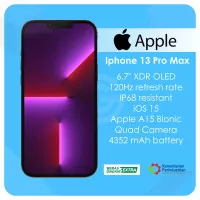 Iphone 13 Pro Max 128 256 512 GB 1TB Garansi Resmi Ibox