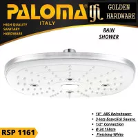 KEPALA RAIN SHOWER PALOMA RSP 1161 10 INCH RAINSHOWER 3 MODE WHITE