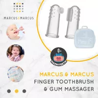 Sikat gigi bayi Marcus&Marcus Finger Toothbrush & Gum Massager Set