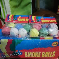 Petasan Asap / Petasan Smoke Ball / Petasan Kentut Warna 1 pack isi 6