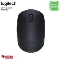 Logitech M170 Mouse Wireles Original ( L066 ) Warna Hitam