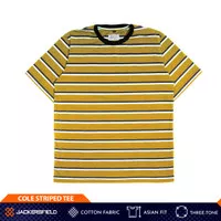 Jackersfield Cole Striped Tee Mustard Kaos T-Shirt Pria Cotton