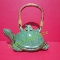 Tea Pot (Teko Teh) Kura-Kura Keramik Feng Shui Simbol Umur Panjang #2