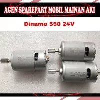 Dinamo Type 550 (Besar) 24Volt buat Mobil Motor Mainan Aki Pliko BMW