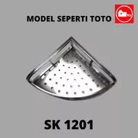 TEMPAT SABUN MODEL SUDUT TOTO SK 1201 - SOAP BASKET - STAINLESS STEEL