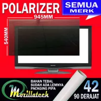 Polarizer lcd tv 42 inch 90 derajat inside