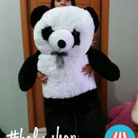 boneka panda jumbo besar 1m