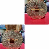 Koin Kuningan China Kuno Premium Sedang 13cm
