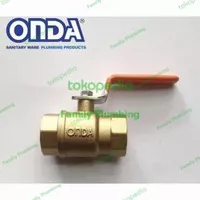 Ball valve valep stop kran keran 1/2 INCH onda kuningan brass