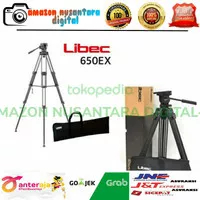 TRIPOD LIBEC 650EX - VIDEO TRIPOD LIBEC TH-650 EX (ORIGINAL100%)