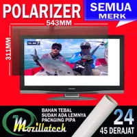 POLARIZER LCD 24 - 45 DERAJAT POLARIS - POLARIZER TV LCD 24 INCH 45"
