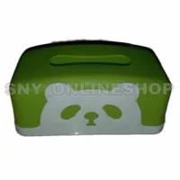 Tempat Tisu / Kotak Tisu / Tissue Box Hijau Panda