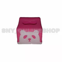 Kotak Tisu / Tempat Tisu / Tissue Box Pink Panda