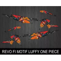 STICKER STRIPING HONDA REVO FI LUFFY ONE PIECE