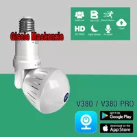 IP CCTV VR BULB CAMERA PANORAMIC WIFI 360 EYE / IP KAMERA 2MP