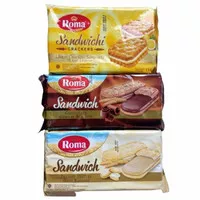 ROMA SANDWICH CHOCOLATE | PEANUT BUTTER | LEMON BISCUIT NETTO 216 GR