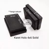 Karet Holo Solid 4x6cm Tutup Hollow Kaki Kursi Rak Besi Kotak
