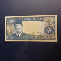 Uang Kuno 50 Rupiah Soekarno 1960 Langka