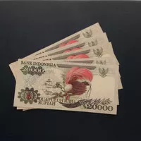 Uang Kuno Seri Cendrawasih 20000 Rupiah 1995 Circulated