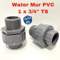 Water mur PVC Jaya TS 1x 3/4" Water mur Union