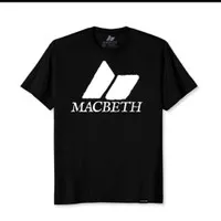 Kaos Macbeth Classic Big Logo Black Slim Fit 100% Original Resmi Store