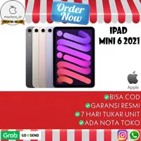 iPad MiNi 6 2021 64GB/256GB WiFi/Cellular 5G Pink/Gray/Purple Resmi