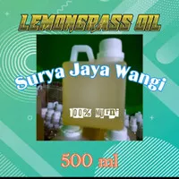 MINYAK SEREH DAPUR/LEMONGRASS OIL100% MURNI 500 ML