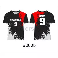 Kaos Jersey Custom Bola Tim Futsal Desain Keren