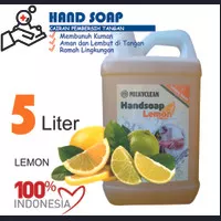 Sabun Cuci Tangan/Hand Soap/ 5 liter/ CAIRAN PEMBERSIH TANGAN LEMON
