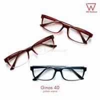 Kacamata Pria | Kacamata Wanita | Frame GINOS 4 Premium Bisa Minus