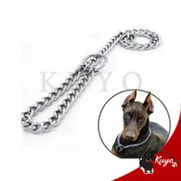 Rantai Kalung Tali Anjing Besar Stainless Steel Besi 60cm - Dog Chain