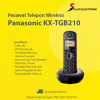 Panasonic KX-TGB210 Pesawat Telepon Wireless Cordless Rumah Kantor - H