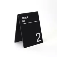 nomor meja akrilik - nomor meja cafe dan resto - table number set