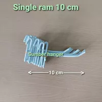 kaitan ram 10cm / single ram putih 10cm / hook ram gantungan aksesoris