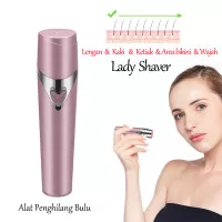 Lady Hair Shaver Elektrik Baterai Pencukur Bulu Rambut Portable Mini