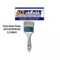 Kuas Cat Tembok Kayu Besi kupu kupu White Brush ACE oldfields - 2.5