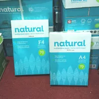 Kertas HVS Natural A4 & F4 70gsm Putih Tebal