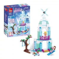 Mainan Anak Brick Princess Windsor 8In1 - Princess Elsa - Frozen