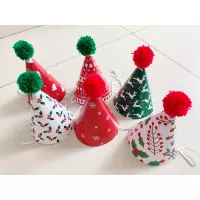 Christmas Party Hat (Topi Natal Dekorasi Pesta)