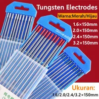 tungsten argon tungsten tig kawat las tungsten electrodes utk mesinlas