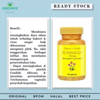 Nature`s Health Echinacea 250mg 30 Kapsul 250 mg BPOM Echinacosides